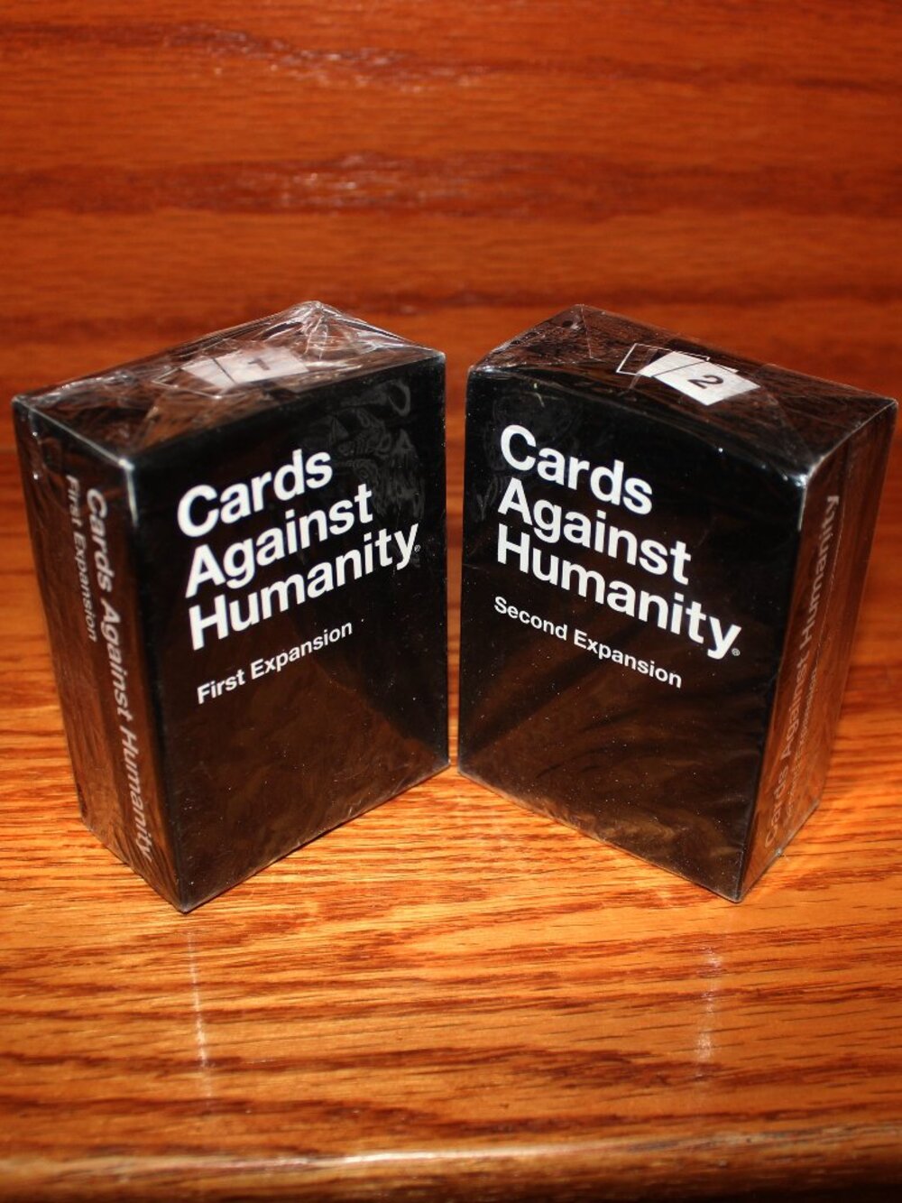 3/$88❤️sealed Cards Against Humanity First + Second Expansion Pack bundle lot
